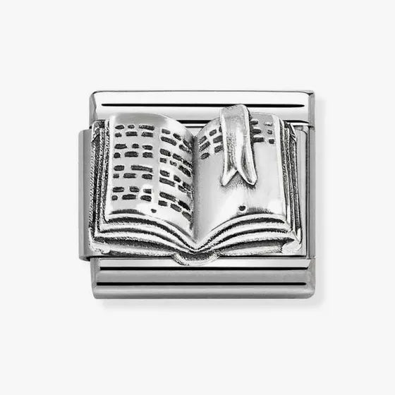 Nomination Composable Classic Link, Book, sterling silver Charm