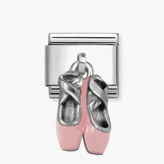 Nomination Classic Silver Ballet Shoes Pendant Charm