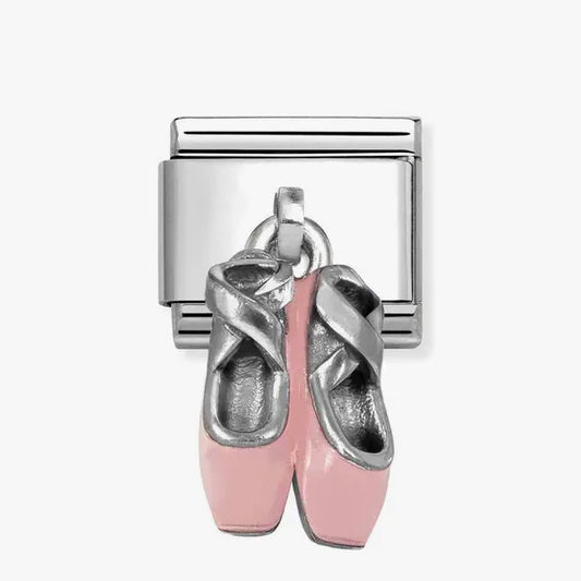 Nomination Classic Silver Ballet Shoes Pendant Charm