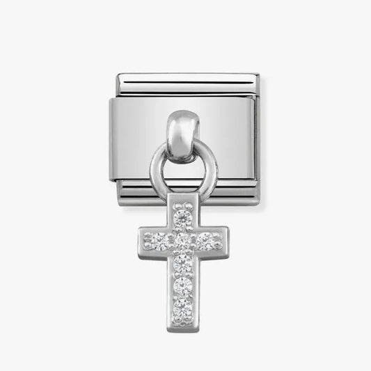 Nomination Composable Classic Link Silver pendant Cross Charm