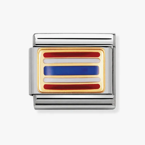 Nomination Composable Classic Link Thailand Flag Charm