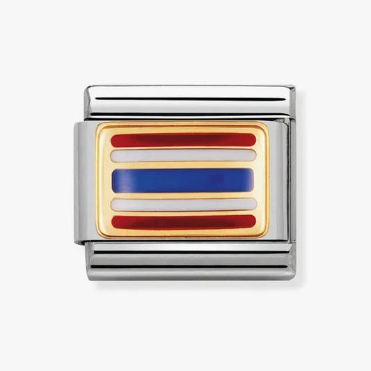 Nomination Composable Classic Link Thailand Flag Charm