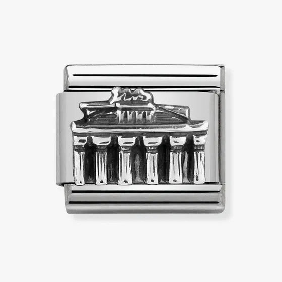 nomination Composable Classic Link Brandenburg Gate in silver charm