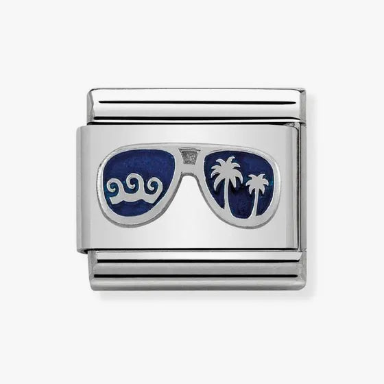 Nomination Composable Classic Blue Miami Sunglasses charm
