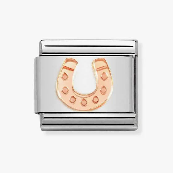 Nomination Classic Rose Gold Lucky Horseshoe Charm