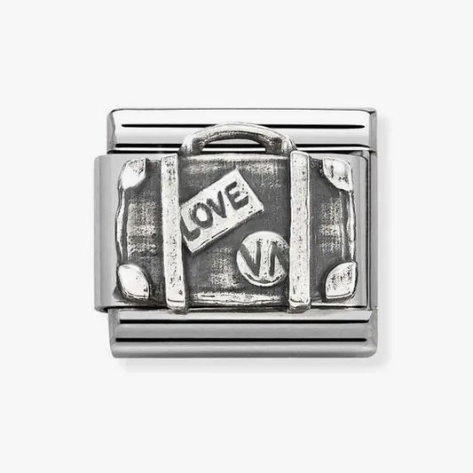 Nomination Classic Silver Suitcase Charm