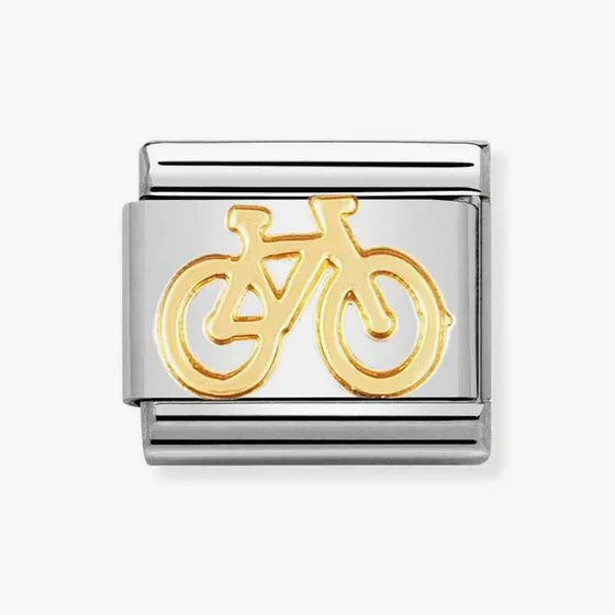 Nomination Classic Gold Bicycle Charm