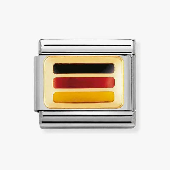 Nomination Composable Classic Link Germany Flag Charm