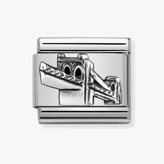 Nomination Composable Classic Link Skyline Brooklyn Bridge silver