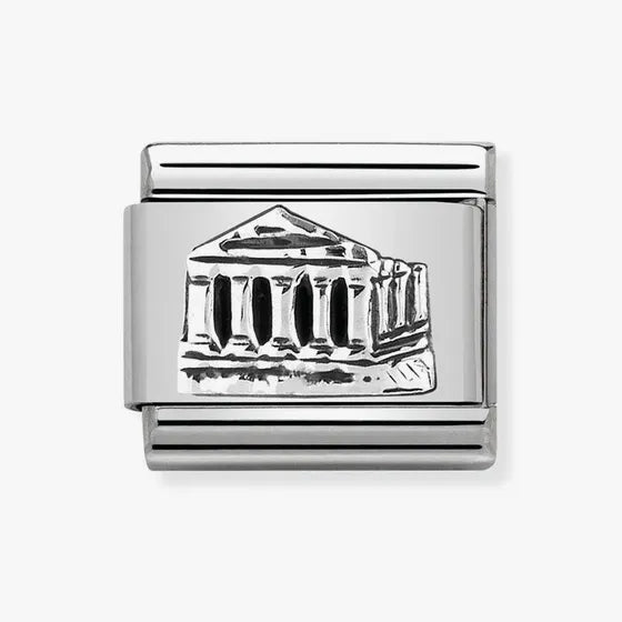 Nomination Composable Classic Link Parthenon silver charm