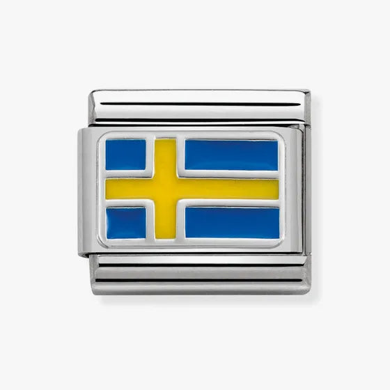 Sweden Flag Nomination Charm