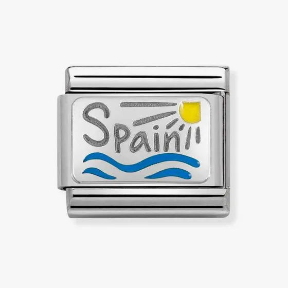 Nomination Classic Silver Spain Charm