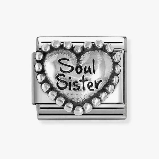 Nomination Composable Classic Link, Heart SOUL SISTER Charm