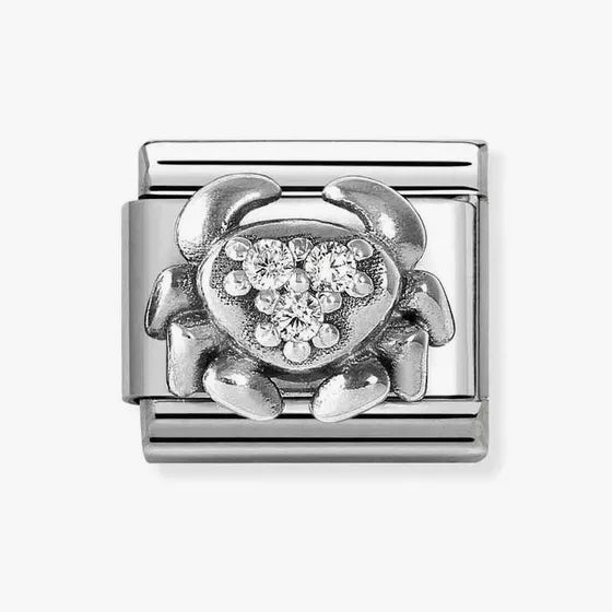 Nomination Classic Silver Cancer Charm