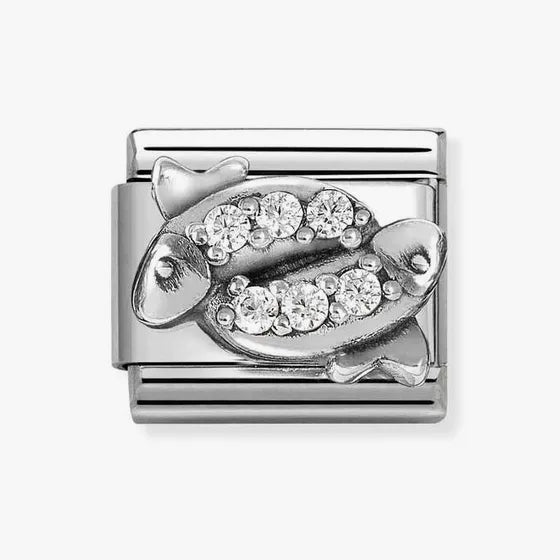 Pisces Classic Silver Nomination Charm