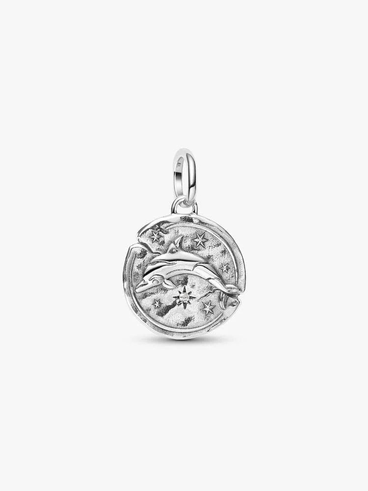 Dolphin Medallion Pandora Charm