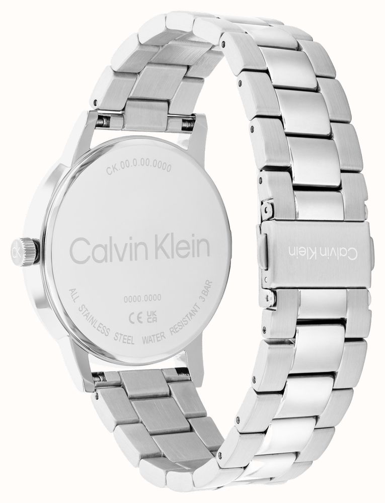 CALVIN KLEIN BLACK DIAL GENTS STAINLESS STEEL WATCH