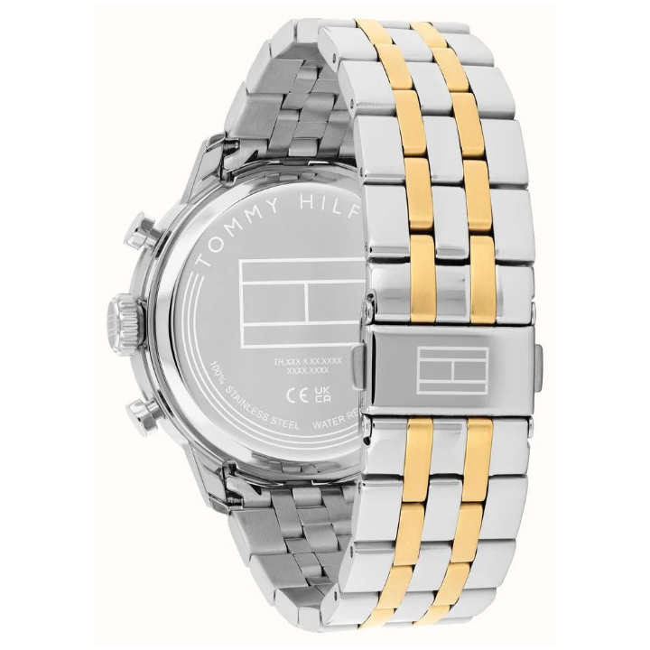 Tommy Hilfiger Light Green Chrono Dial Gents Stainless Steel Watch