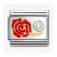 Nomination Classic Charms Red Rose