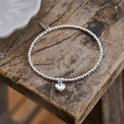 CUTE CHARM PUFFED HEART CHLOBO BRACELET