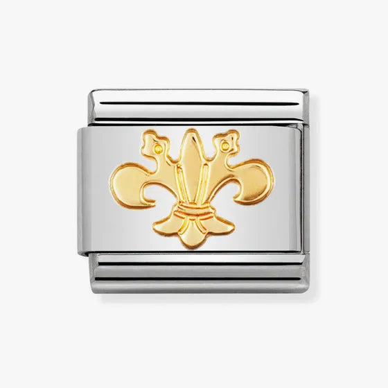 Nomination Classic Gold Lily of Florence Charm