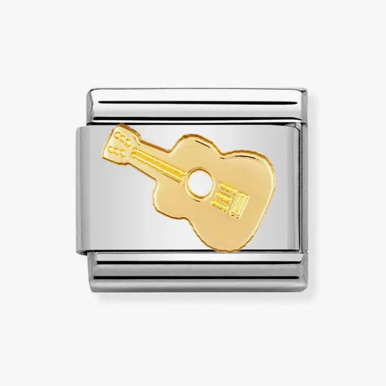 Nomination Classic Gold Guitar Charm