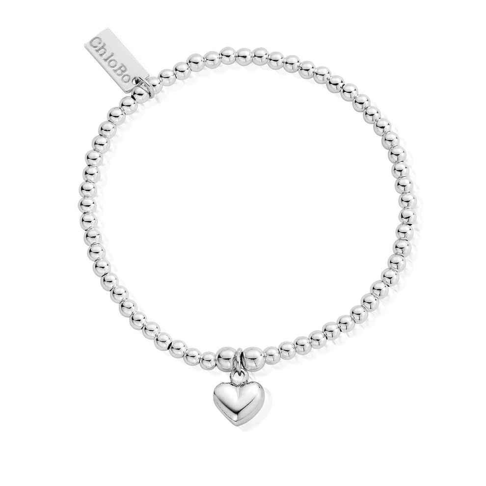 CUTE CHARM PUFFED HEART CHLOBO BRACELET