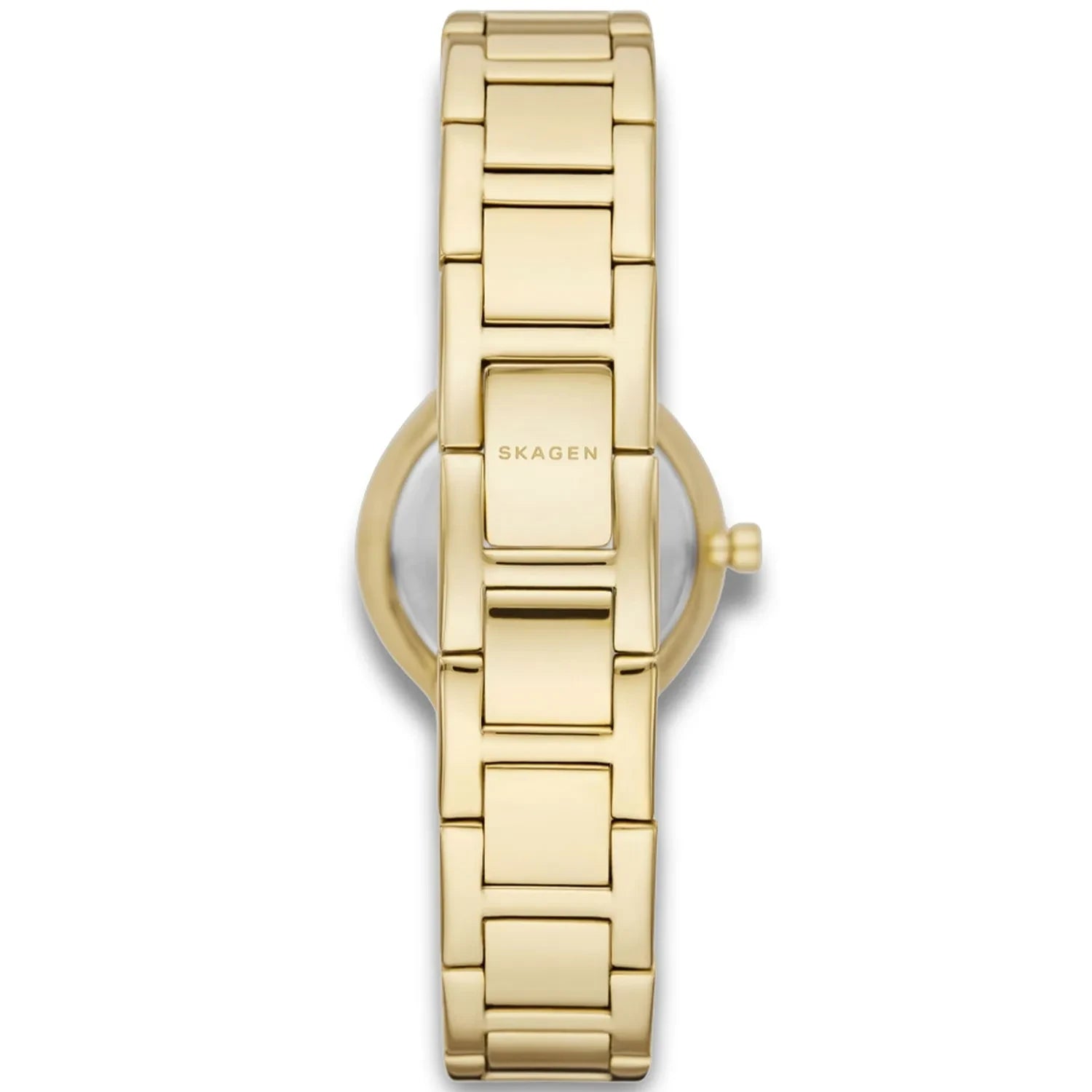 SKAGEN FREJA LILLE LADIES GOLD STAINLESS STEEL WATCH