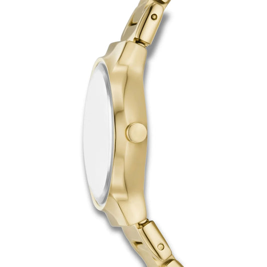 SKAGEN FREJA LILLE LADIES GOLD STAINLESS STEEL WATCH