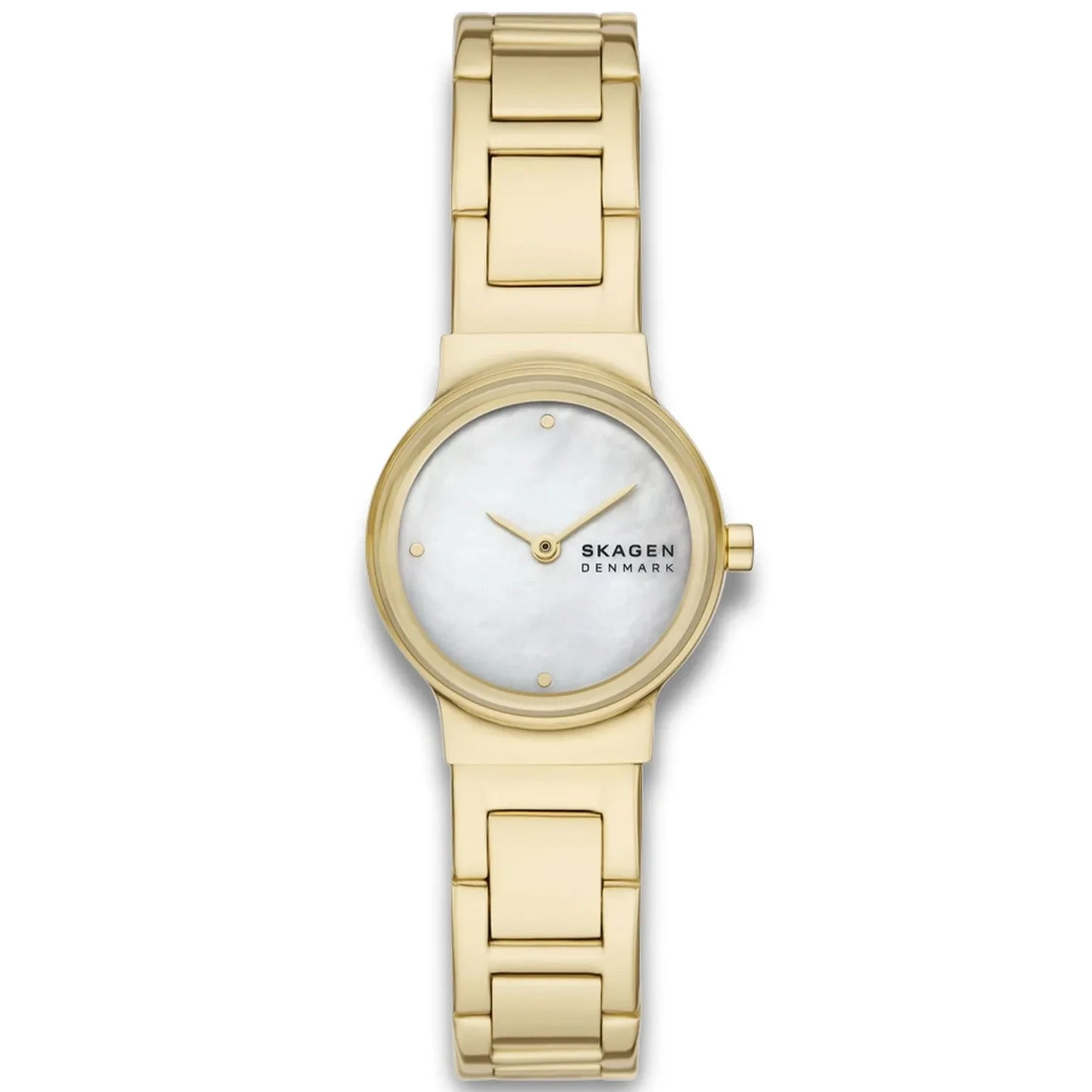 SKAGEN FREJA LILLE LADIES GOLD STAINLESS STEEL WATCH