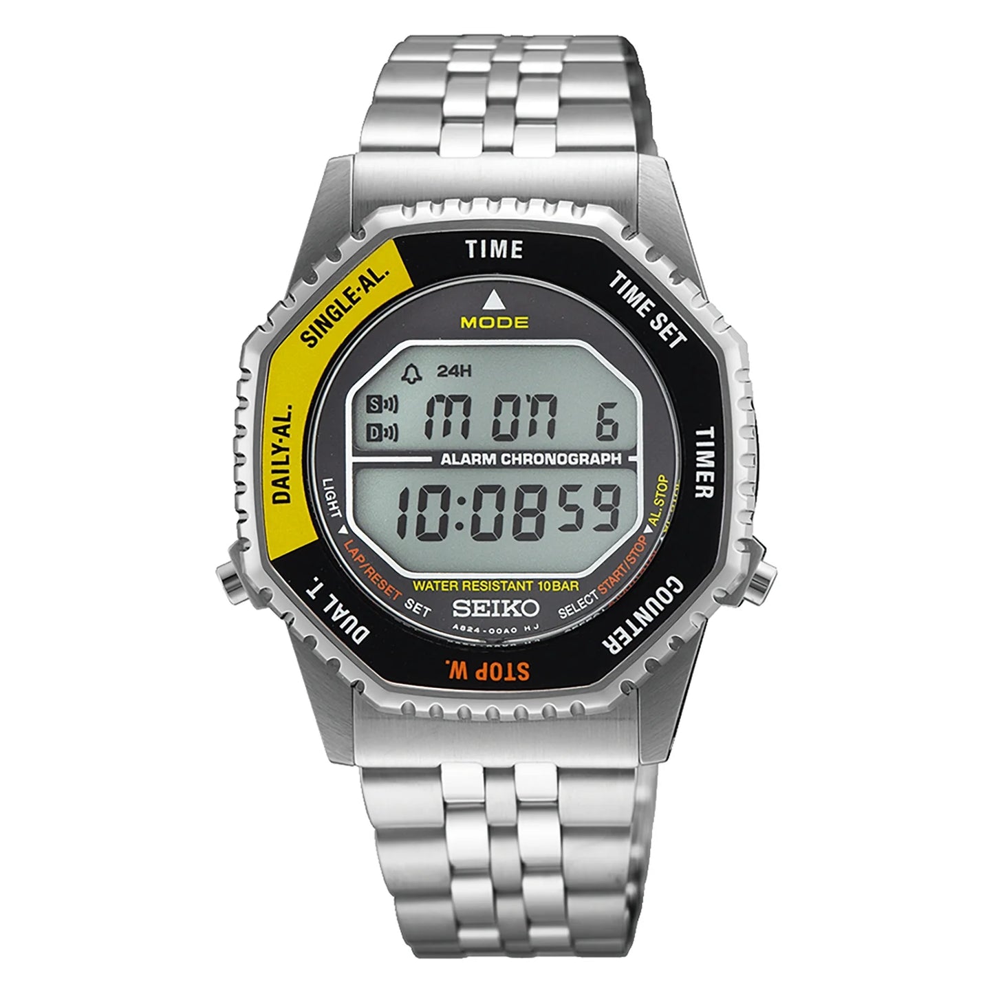 SEIKO BLACK ROTOCALL DIGITAL WATCH