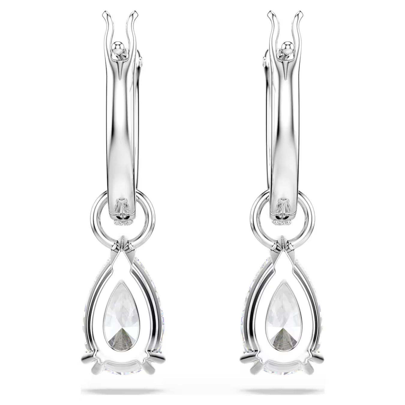 STILLA DROP SWAROVSKI HOOP EARRINGS