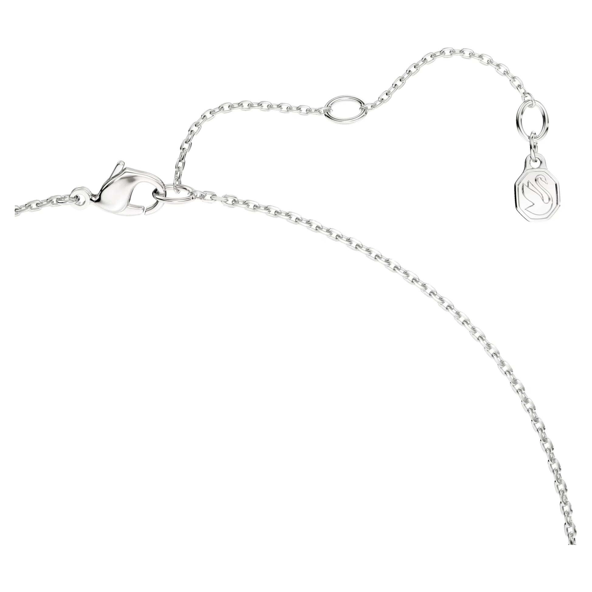Sterling Silver Classica Interlocking Swarovski Pendant