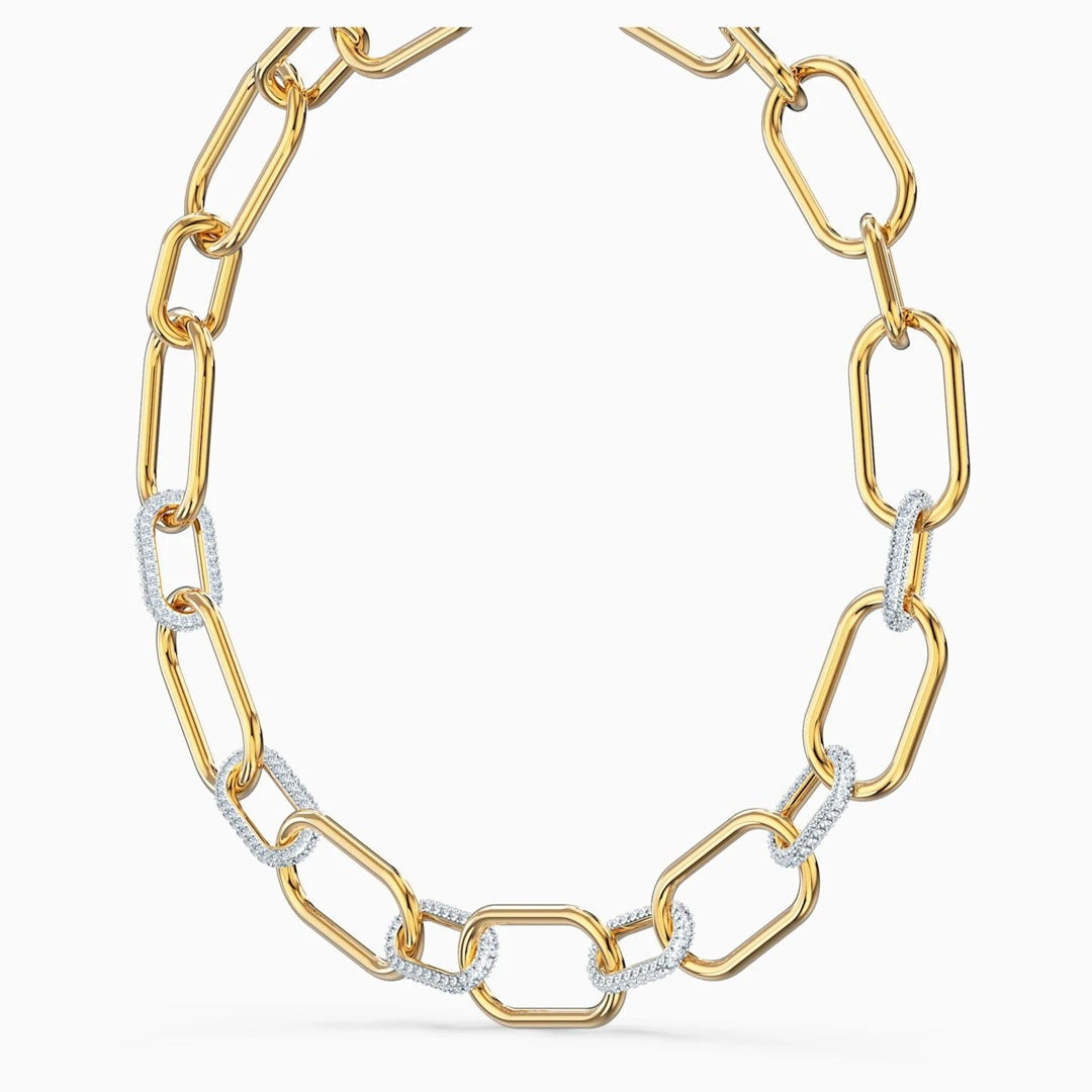 WHITE SWAROVSKI TIME NECKLACE