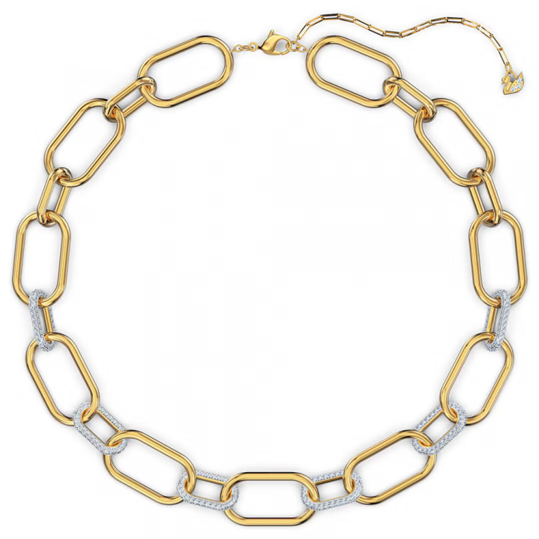 WHITE SWAROVSKI TIME NECKLACE