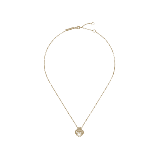 ted baker clamra clam shell gold tone pearl pendant