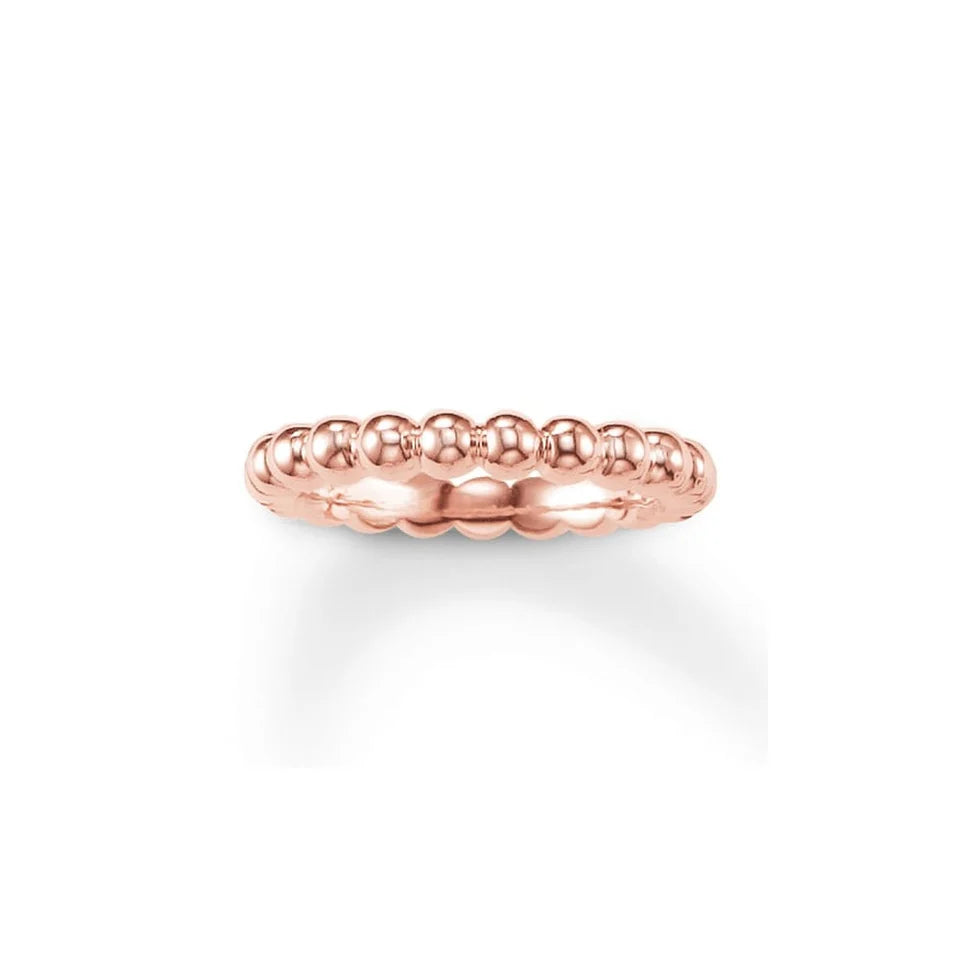 Thomas Sabo  Rose Gold Plated Bobble Ring