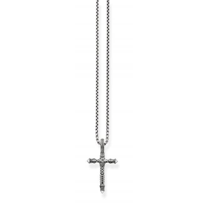 Thomas Sabo Sterling Silver Rebel at Heart Cross Pendant