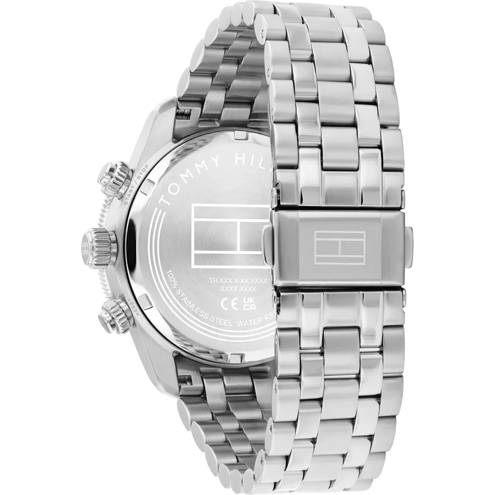 Tommy Hilfiger Blue Chrono Dial Gents Stainless Steel Watch