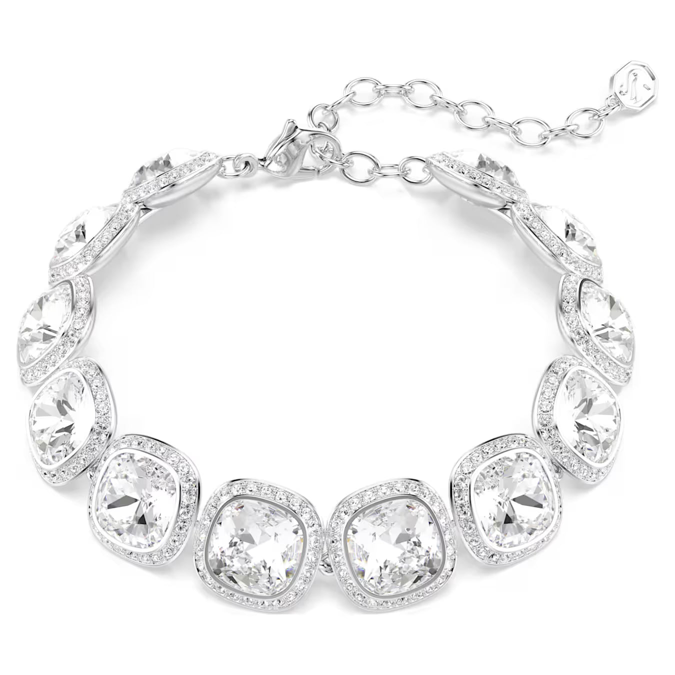 Una Angelic Cushion Cut Swarovski Bracelet