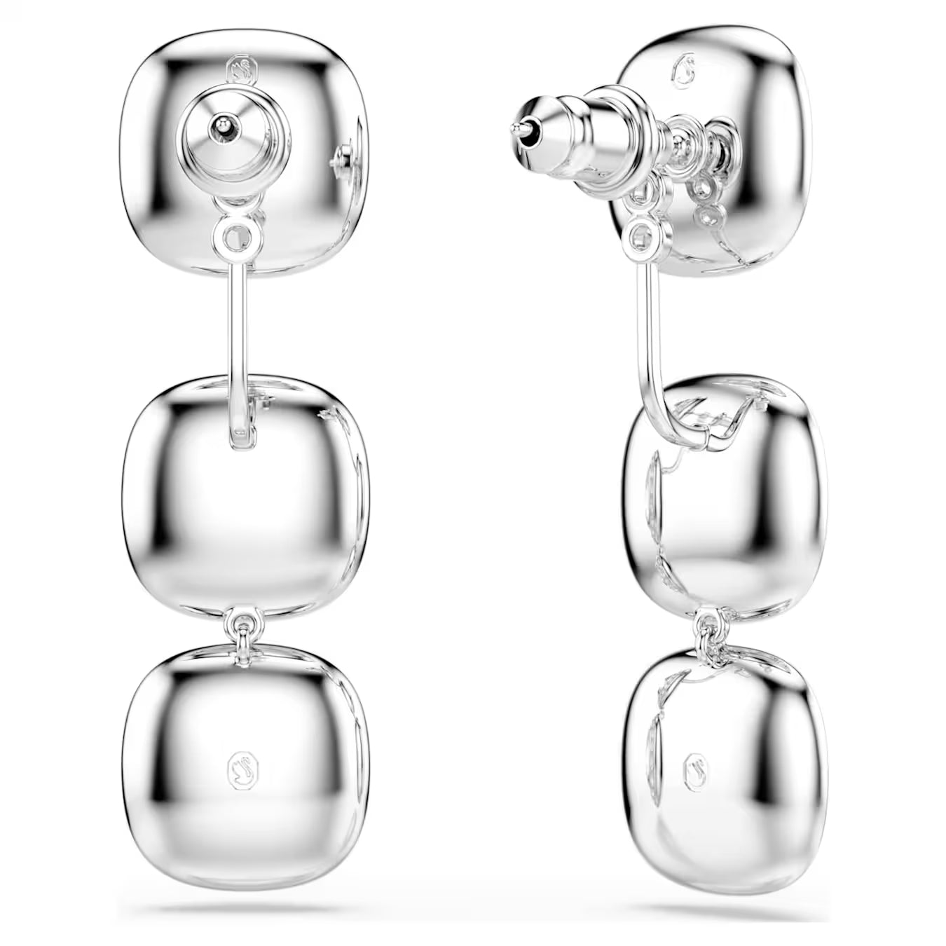 Una Angelic Cushion Cut Swarovski Drop Earrings