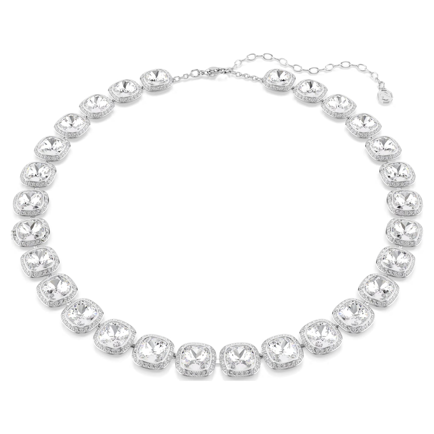 Una Angelic Cushion Cut Swarovski Necklace