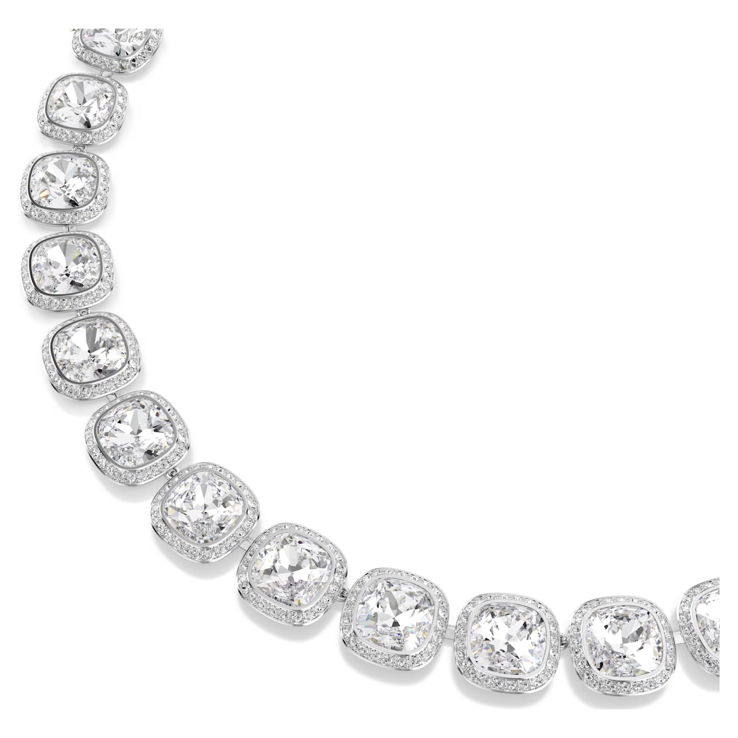 Una Angelic Cushion Cut Swarovski Necklace