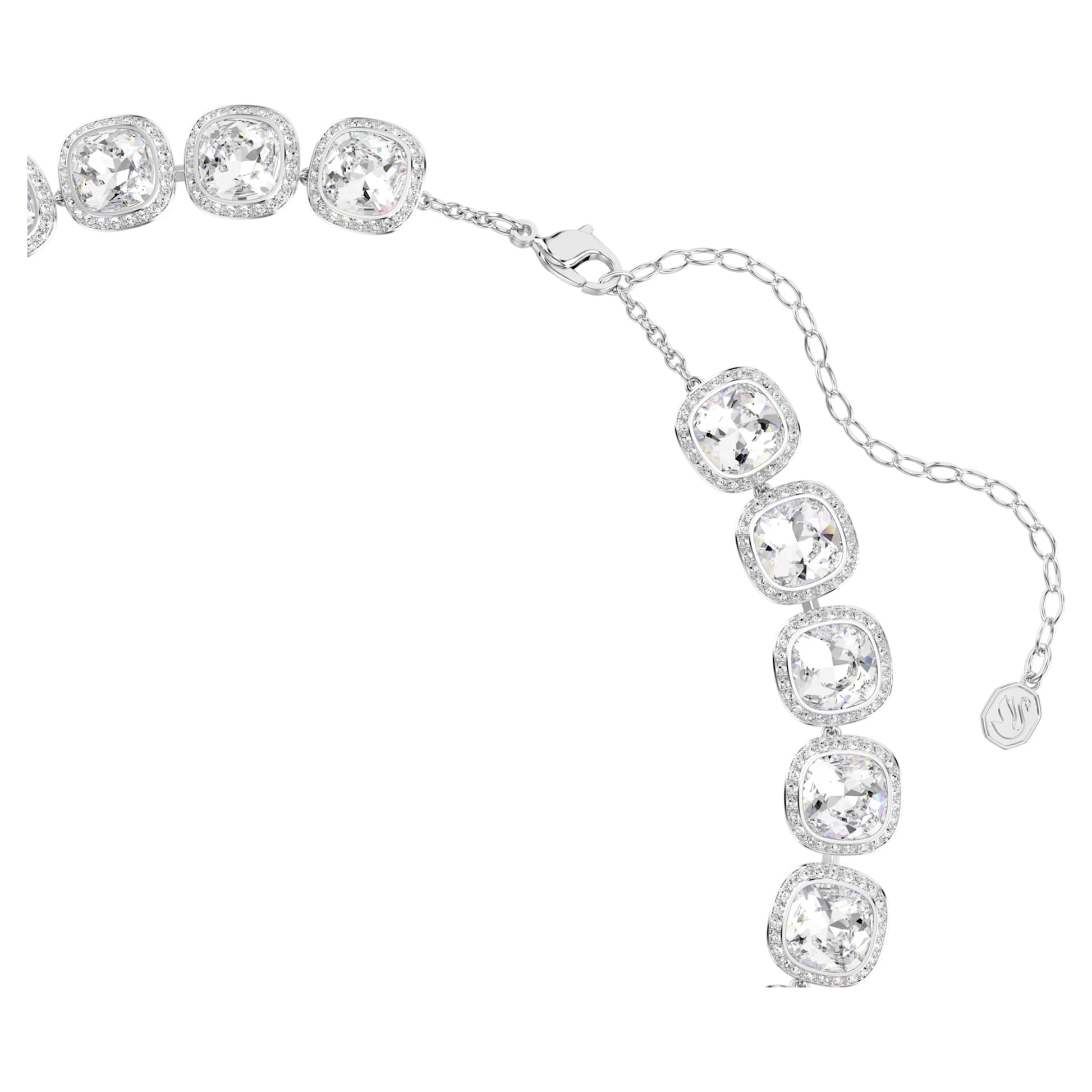 Una Angelic Cushion Cut Swarovski Necklace