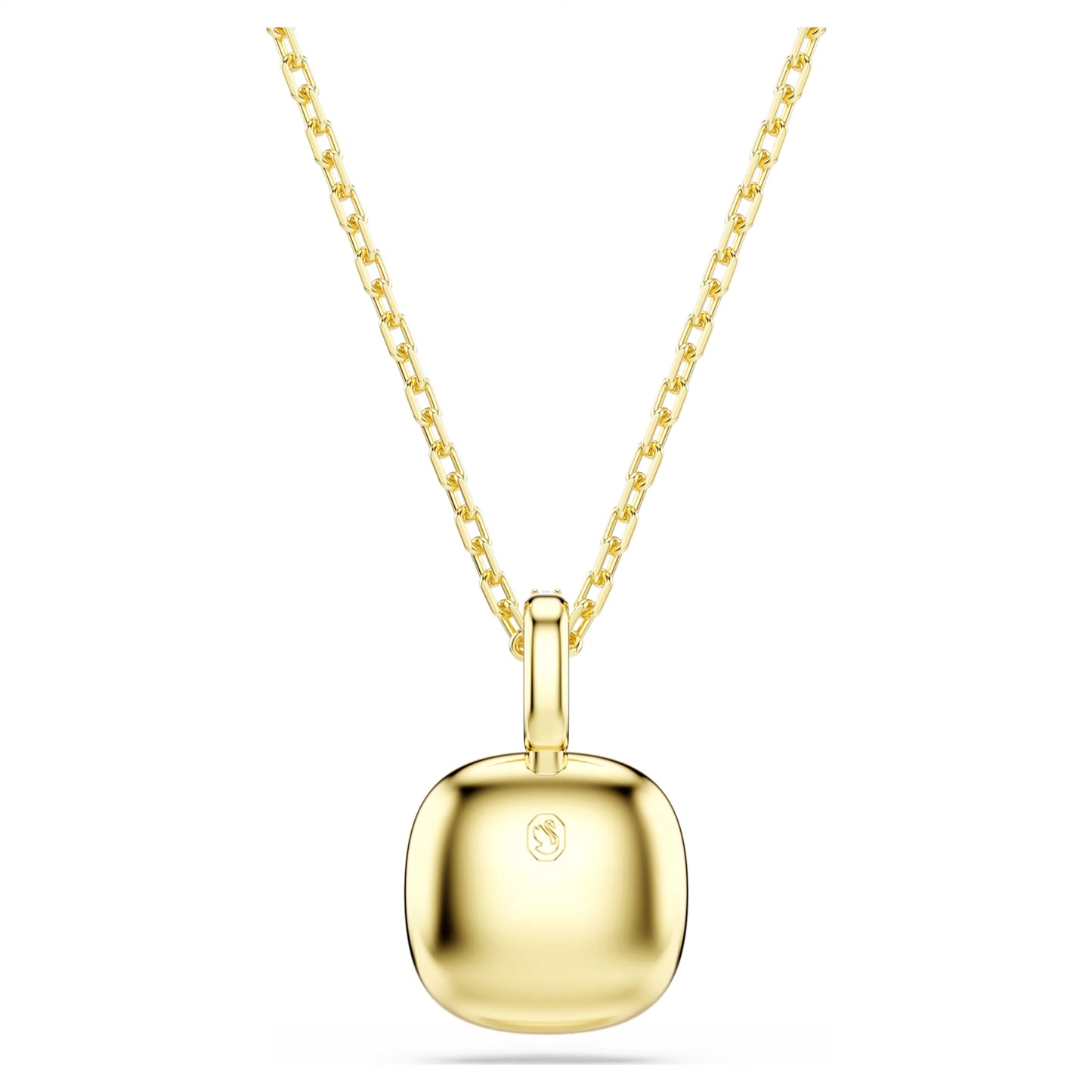 Gold Una Angelic Cushion Cut Swarovski Pendant