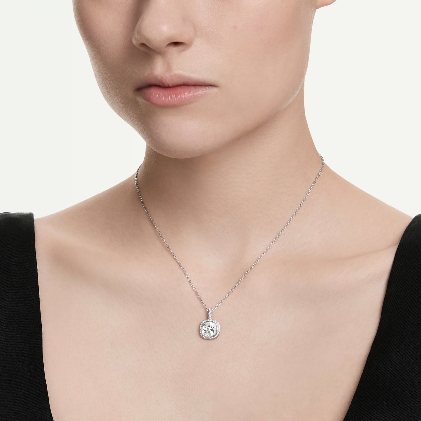 Una Angelic Cushion Cut Swarovski Pendant