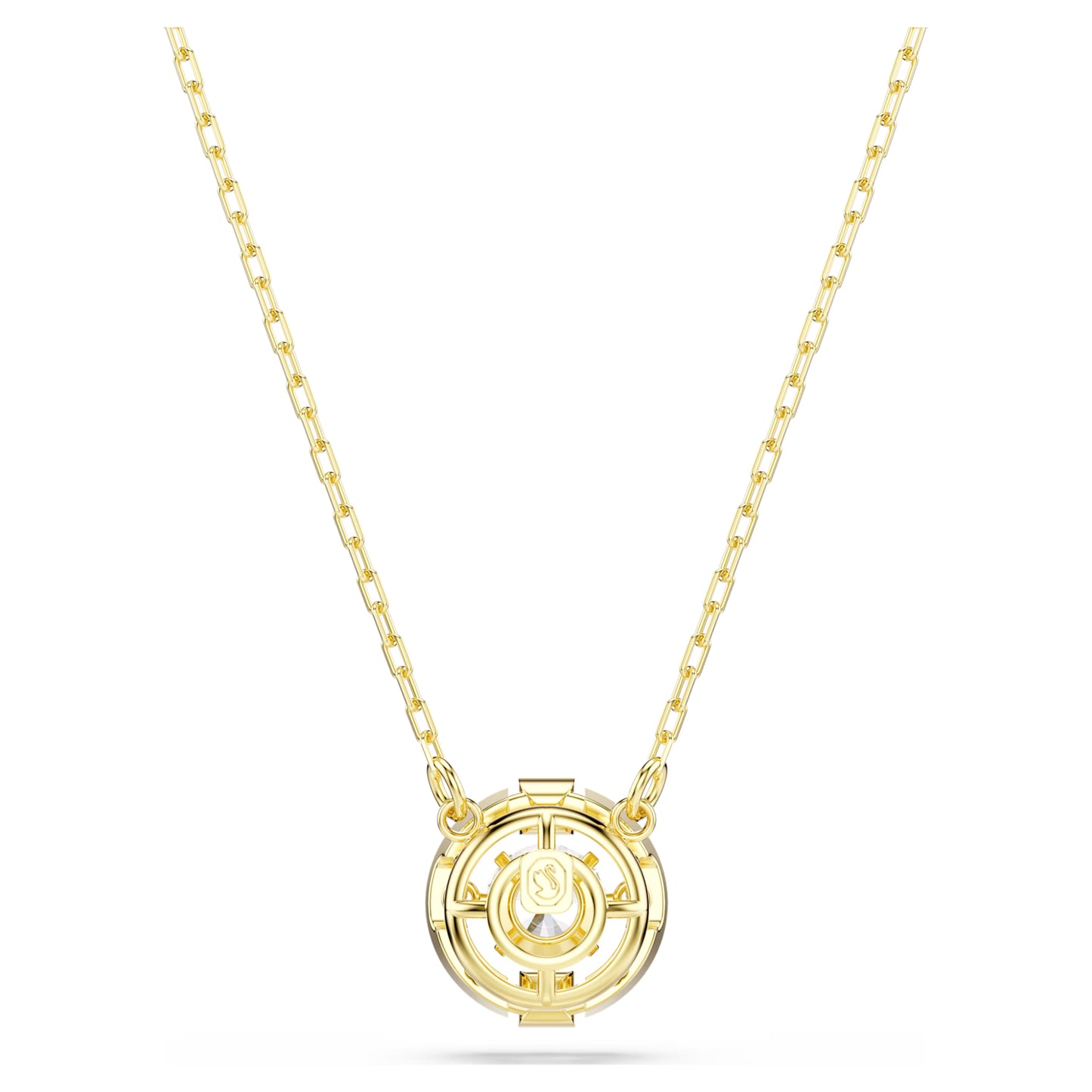 Gold Una Angelic Dancing Stone Swarovski Pendant