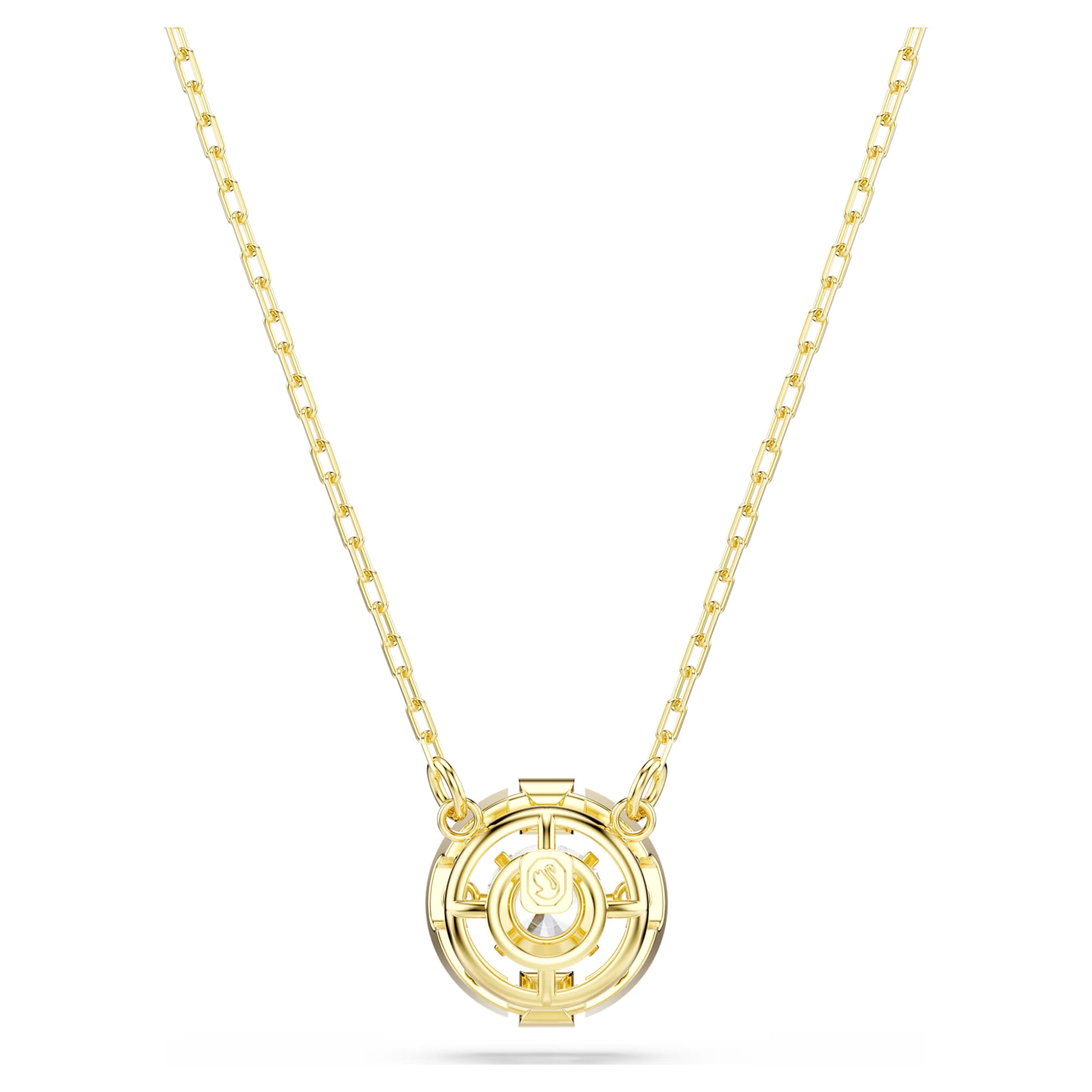 Gold Una Angelic Dancing Stone Swarovski Pendant
