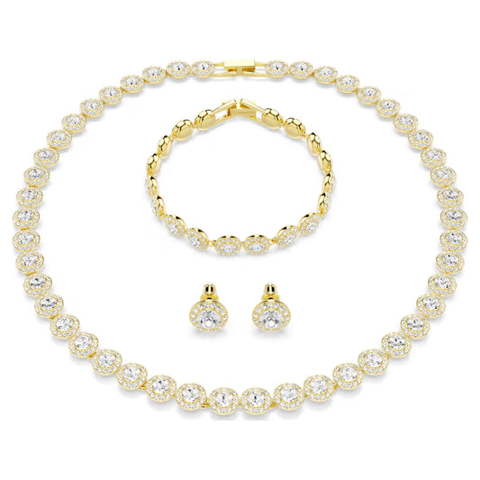 UNA GOLD ANGELIC SWAROVSKI SET
