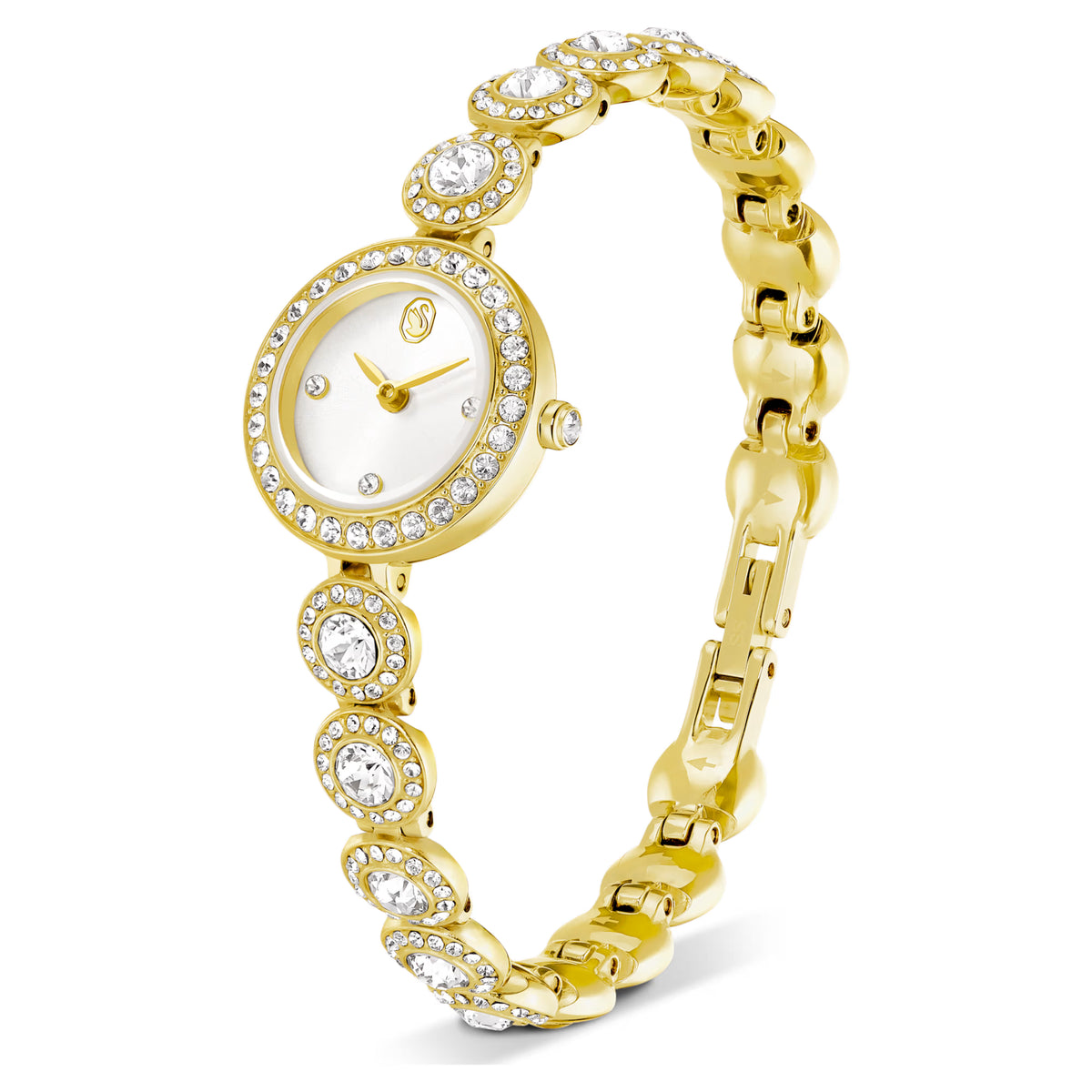 Gold Una Angelic Swarovski Watch